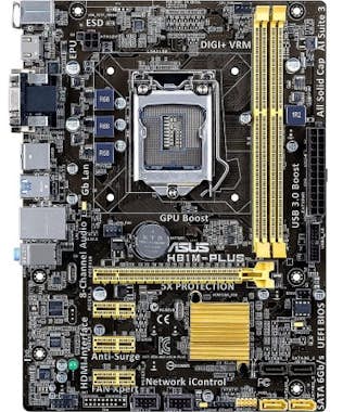 Asus ASUS H81M-PLUS Intel® H81 LGA 1150 (Zócalo H3) Mic Asus ASUS H81M-PLUS Intel® H81 LGA 1150 (Zócalo H3) Mic