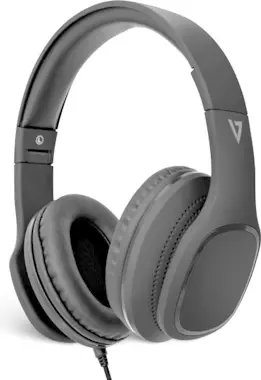 V7 V7 Auriculares circumaurales con micrófono – negro V7 V7 Auriculares circumaurales con micrófono – negro