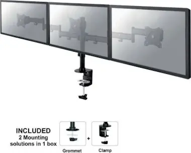 Newstar Newstar NM-D135D3BLACK 27"" Abrazadera/Atornillado Newstar Newstar NM-D135D3BLACK 27"" Abrazadera/Atornillado