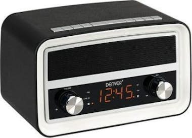 Denver Denver CRB-619 Reloj Digital Negro, Color blanco r Denver Denver CRB-619 Reloj Digital Negro, Color blanco r