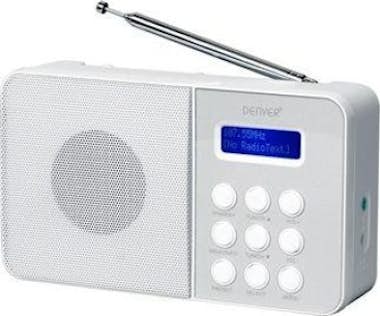 Denver Denver DAB-33 Portátil Analógico y digital Blanco Denver Denver DAB-33 Portátil Analógico y digital Blanco