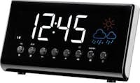 Denver Denver CR-718 Reloj Negro, Plata radio