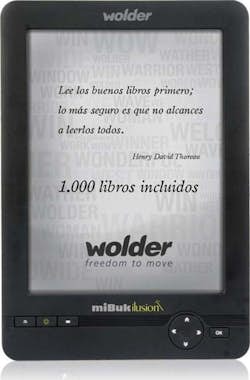 Wolder Wolder miBuk Ilusion 6"" 4GB Negro lectore de e-bo Wolder Wolder miBuk Ilusion 6"" 4GB Negro lectore de e-bo