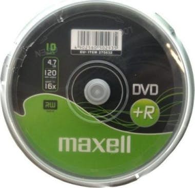 Maxell Maxell M160 4.7GB DVD+R 10pieza(s) DVD en blanco Maxell Maxell M160 4.7GB DVD+R 10pieza(s) DVD en blanco
