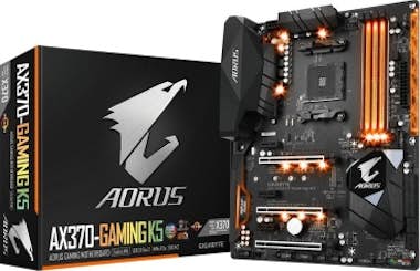Gigabyte Gigabyte AX370-Gaming K5 AMD X370 Zócalo AM4 ATX Gigabyte Gigabyte AX370-Gaming K5 AMD X370 Zócalo AM4 ATX
