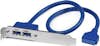 StarTech.com StarTech.com Cabezal Bracket de 2 puertos USB 3.0 StarTech.com StarTech.com Cabezal Bracket de 2 puertos USB 3.0