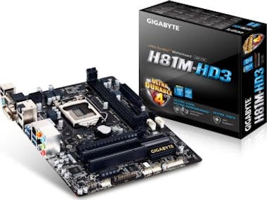 Gigabyte Gigabyte GA-H81M-HD3 Intel® H81 LGA 1150 (Zócalo H Gigabyte Gigabyte GA-H81M-HD3 Intel® H81 LGA 1150 (Zócalo H