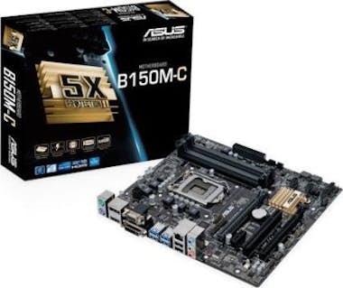 Asus ASUS B150M-C Intel® B150 LGA 1151 (Zócalo H4) Micr Asus ASUS B150M-C Intel® B150 LGA 1151 (Zócalo H4) Micr