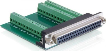 delock d-sub 37 pin - 39 pin terminal block intern