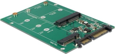 delock 62670 interno m2msata tarjeta y adaptador