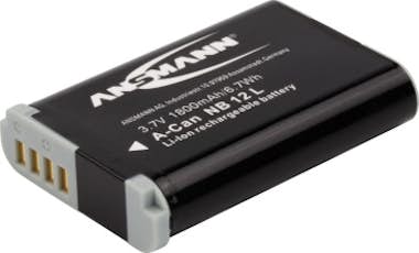 Ansmann Ansmann A-Canon NB 12L Ión de litio 1800mAh 3.7V b Ansmann Ansmann A-Canon NB 12L Ión de litio 1800mAh 3.7V b