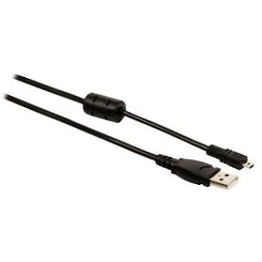 Valueline Valueline USB 2.0 A/Fuji 14p, 2m 2m Negro cable pa Valueline Valueline USB 2.0 A/Fuji 14p, 2m 2m Negro cable pa