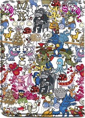 Kukuxumusu Kukuxumusu KUFT002 7"" Folio Multicolor funda para Kukuxumusu Kukuxumusu KUFT002 7"" Folio Multicolor funda para