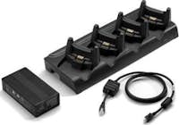 Zebra Zebra 4-Slot Ethernet Charge Cradle Kit Cargador d