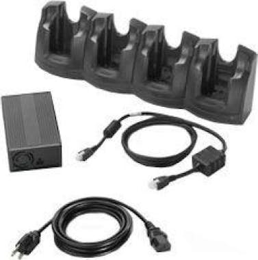 Zebra Zebra 4-Slot Ethernet Charge Cradle Kit Cargador d