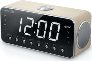 Muse Muse M-196 CWT Reloj Digital Negro, Plata, Madera Muse Muse M-196 CWT Reloj Digital Negro, Plata, Madera