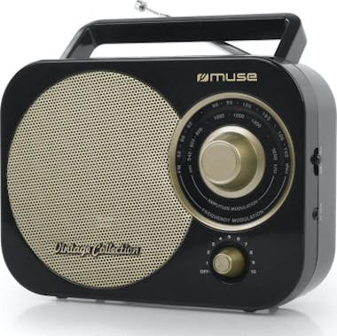Muse Muse M-055 RB Portátil Analógica Negro, Oro radio Muse Muse M-055 RB Portátil Analógica Negro, Oro radio