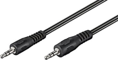 GooBay Goobay AVK 119-500 5.0m 5m 3.5mm 3.5mm Negro cable