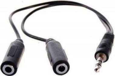 3GO 3GO CA102 1.5m 3.5mm 2 x 3.5mm Negro cable de audi 3GO 3GO CA102 1.5m 3.5mm 2 x 3.5mm Negro cable de audi