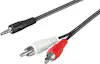 GooBay Goobay AVK 118-050 0.5m 0.5m 3.5mm 2 x RCA Negro c GooBay Goobay AVK 118-050 0.5m 0.5m 3.5mm 2 x RCA Negro c