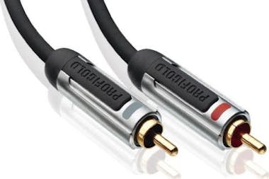 Profigold Profigold RCA-RCA 1m 1m 2 x RCA 2 x RCA Negro cabl Profigold Profigold RCA-RCA 1m 1m 2 x RCA 2 x RCA Negro cabl