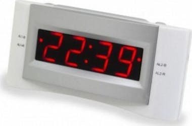 Soundmaster Soundmaster UR122WE Reloj Digital Gris, Color blan Soundmaster Soundmaster UR122WE Reloj Digital Gris, Color blan