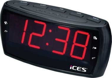Ices Electronics Ices Electronics ICR-230-1 Reloj Negro radio Ices Electronics Ices Electronics ICR-230-1 Reloj Negro radio