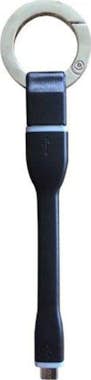 Muvit muvit cable USB-MicroUSB 2.4A 0.1m tipo llavero ne Muvit muvit cable USB-MicroUSB 2.4A 0.1m tipo llavero ne