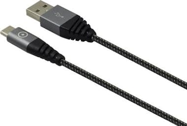 Muvit muvit Tiger cable USB Tipo C 1,2 metros 3A gris Muvit muvit Tiger cable USB Tipo C 1,2 metros 3A gris