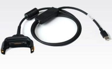 Zebra Zebra 25-108022-04R USB A Macho Macho Negro cable