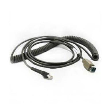 Zebra Zebra USB Cable CBA-U08-C15ZAR 4.5m USB A Macho Ma Zebra Zebra USB Cable CBA-U08-C15ZAR 4.5m USB A Macho Ma
