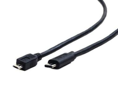 Gembird Gembird Kabel / Adapter 1m Micro-USB B USB C Macho Gembird Gembird Kabel / Adapter 1m Micro-USB B USB C Macho