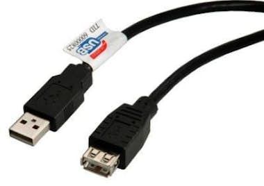 Roline ROLINE 11.02.8947 0.8m USB A USB A Macho Hembra Ne Roline ROLINE 11.02.8947 0.8m USB A USB A Macho Hembra Ne