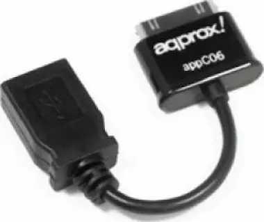 Approx Approx appC06 USB 2.0 30-pin Negro adaptador de ca Approx Approx appC06 USB 2.0 30-pin Negro adaptador de ca