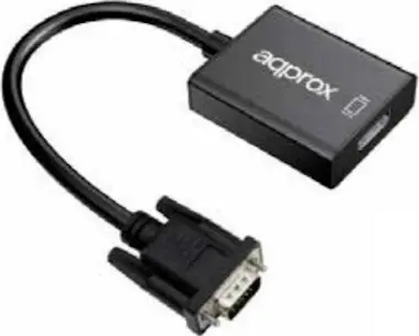 Approx Approx appC25 VGA HDMI Negro adaptador de cable Approx Approx appC25 VGA HDMI Negro adaptador de cable