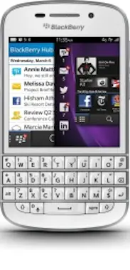 BlackBerry BlackBerry Q10 3.1"" SIM única 4G 2GB 16GB Blanco BlackBerry BlackBerry Q10 3.1"" SIM única 4G 2GB 16GB Blanco