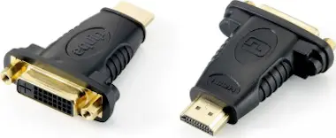 Equip Equip 118909 DVI (24+1) HDMI A Negro adaptador de Equip Equip 118909 DVI (24+1) HDMI A Negro adaptador de