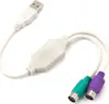 Gembird Gembird UAPS12 USB PS/2 Blanco adaptador de cable Gembird Gembird UAPS12 USB PS/2 Blanco adaptador de cable