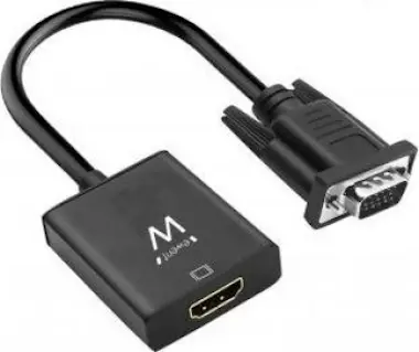 Ewent Ewent EW9866 VGA-15pin HDMI, 3.5mm Negro adaptador Ewent Ewent EW9866 VGA-15pin HDMI, 3.5mm Negro adaptador