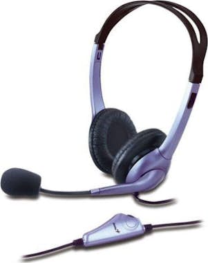 Genius Genius HS-04S Binaural Diadema Metálico auricular Genius Genius HS-04S Binaural Diadema Metálico auricular