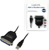 Logilink LogiLink AU0003C USB 2.0 A IEEE1248 Negro adaptado Logilink LogiLink AU0003C USB 2.0 A IEEE1248 Negro adaptado