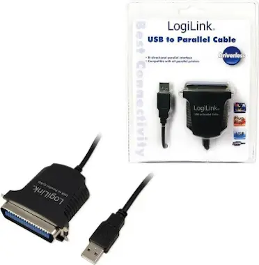 Logilink LogiLink AU0003C USB 2.0 A IEEE1248 Negro adaptado Logilink LogiLink AU0003C USB 2.0 A IEEE1248 Negro adaptado