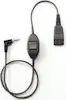 Jabra Jabra QD Cord w. PTT QD 2.5mm jack Negro adaptador Jabra Jabra QD Cord w. PTT QD 2.5mm jack Negro adaptador