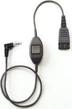 Jabra Jabra QD Cord w. PTT QD 2.5mm jack Negro adaptador Jabra Jabra QD Cord w. PTT QD 2.5mm jack Negro adaptador