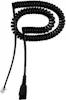 Jabra Jabra QD cord, coiled, mod plug QD RJ9 Negro adapt Jabra Jabra QD cord, coiled, mod plug QD RJ9 Negro adapt