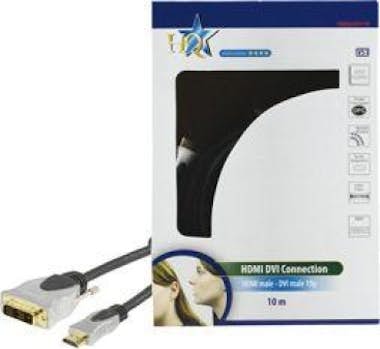 HQ HQ SS5551/10 10m HDMI DVI-D Negro HQ HQ SS5551/10 10m HDMI DVI-D Negro