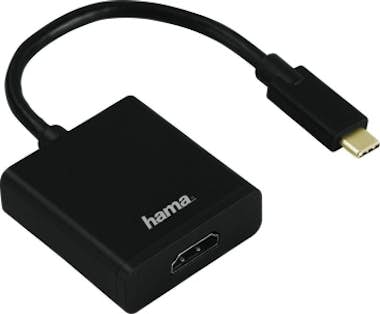 Hama Hama USB-C/HDMI USB-C HDMI Negro adaptador de cabl Hama Hama USB-C/HDMI USB-C HDMI Negro adaptador de cabl