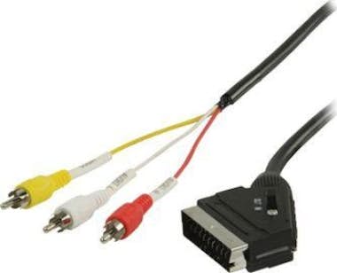 Valueline Valueline SCART/3x RCA, 1m 1m SCART (21-pin) 3 x R Valueline Valueline SCART/3x RCA, 1m 1m SCART (21-pin) 3 x R