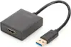 Digitus Digitus DA-70841 USB 3.0 HDMI Negro adaptador de c Digitus Digitus DA-70841 USB 3.0 HDMI Negro adaptador de c