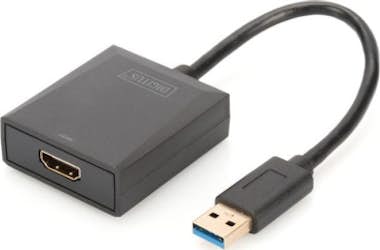 Digitus Digitus DA-70841 USB 3.0 HDMI Negro adaptador de c Digitus Digitus DA-70841 USB 3.0 HDMI Negro adaptador de c